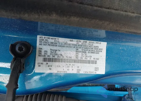 2016 Ford Focus Se z USA, uszkodzony, nr VIN 1FADP3K29GL266936